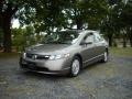 2008 Galaxy Gray Metallic Honda Civic Hybrid Sedan  photo #2