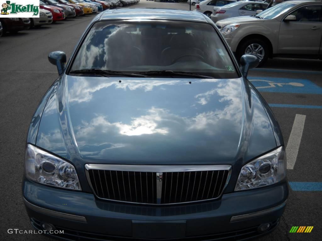 2004 XG350 L Sedan - Celadon Green Metallic / Beige photo #16