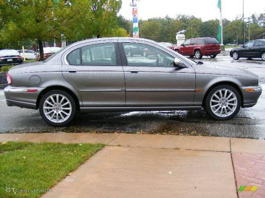 2008 X-Type 3.0 Sedan - Shadow Grey Metallic / Charcoal photo #6