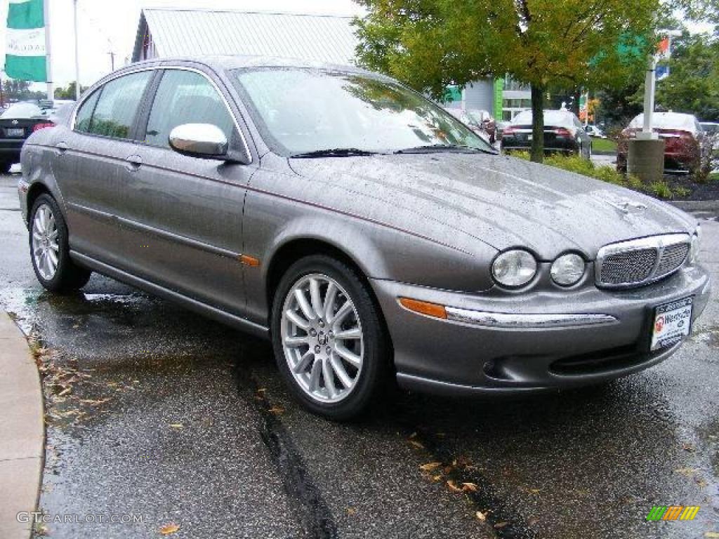 2008 X-Type 3.0 Sedan - Shadow Grey Metallic / Charcoal photo #7