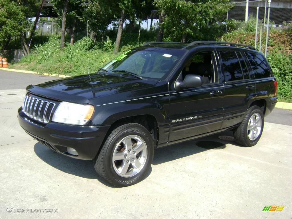 2003 Grand Cherokee Limited - Brilliant Black / Dark Slate Gray photo #2