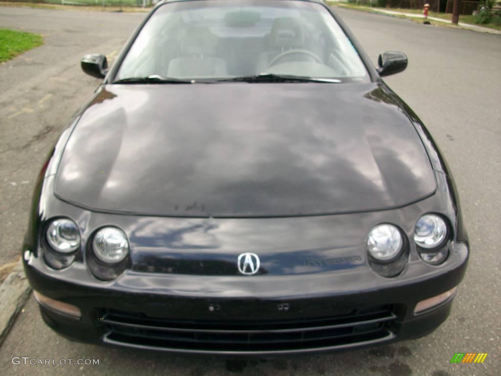 1997 Integra LS Coupe - New Black Pearl Metallic / Beige photo #9