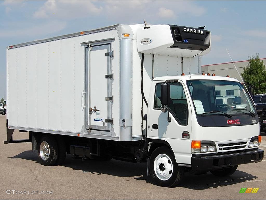 2003 W Series Truck W5500 Commercial Refrigeration - White / Gray photo #1