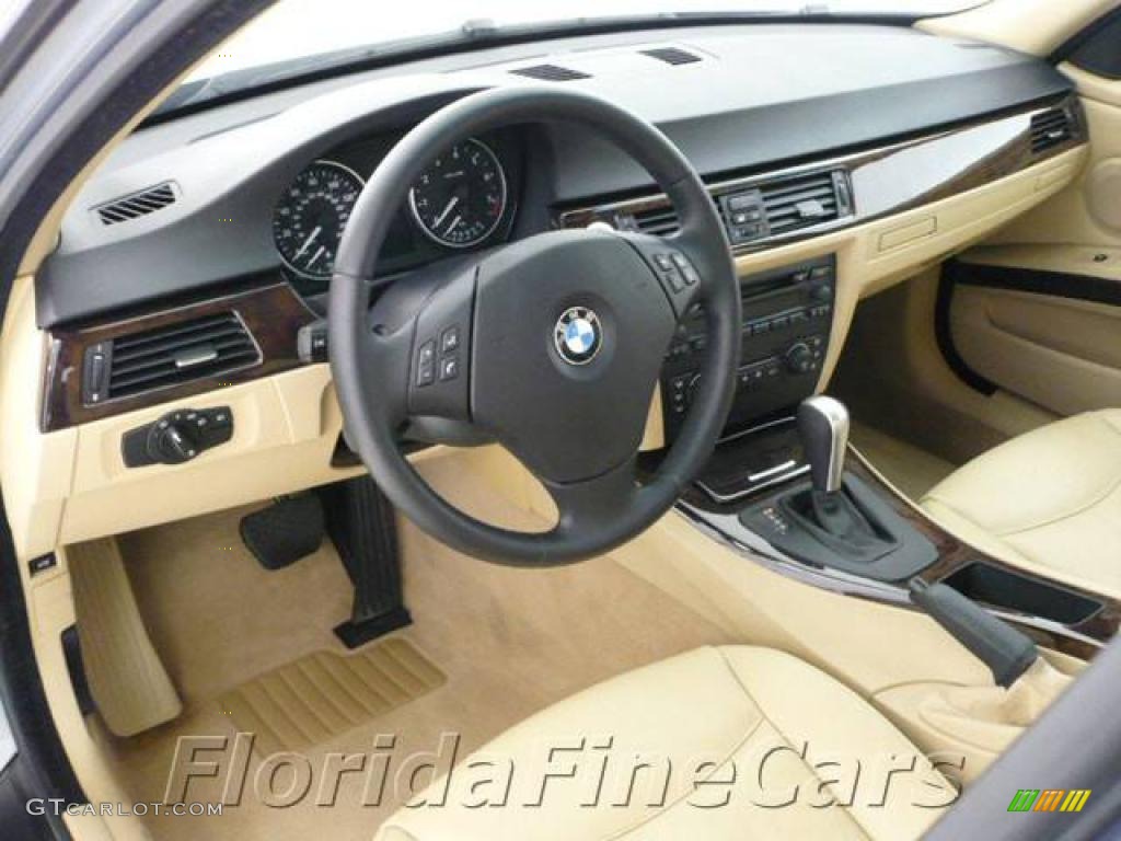 2006 3 Series 325i Sedan - Quartz Blue Metallic / Beige photo #12