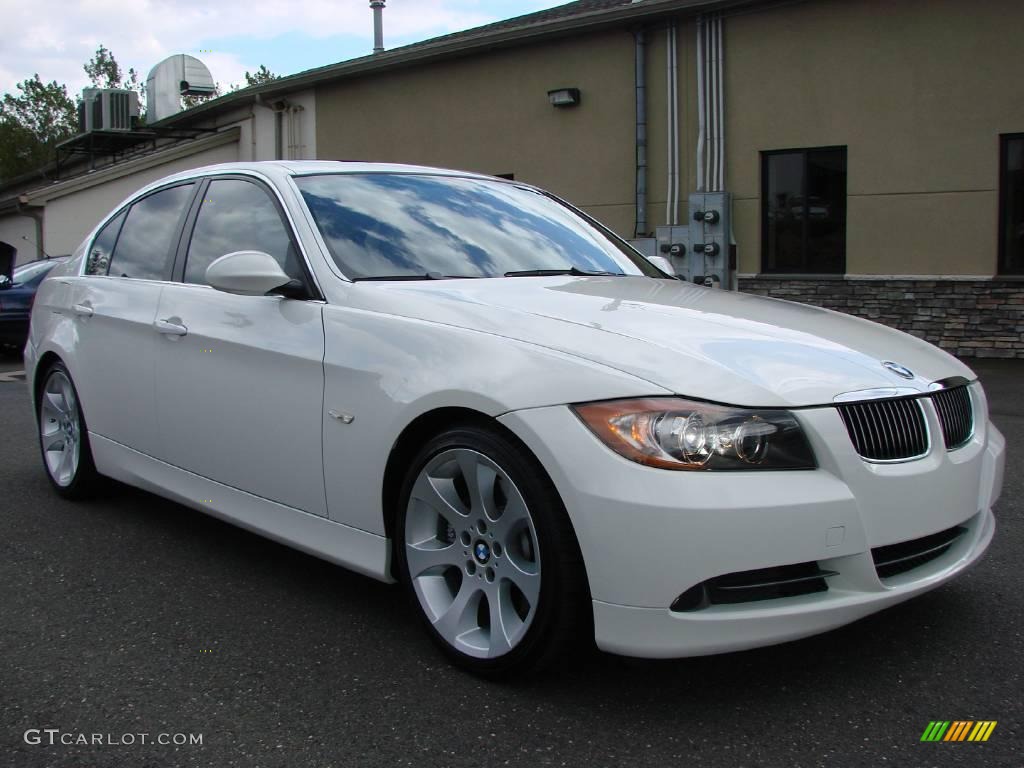 2006 3 Series 330i Sedan - Alpine White / Beige photo #6