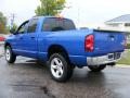 2007 Electric Blue Pearl Dodge Ram 1500 SLT Quad Cab 4x4  photo #3