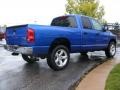 2007 Electric Blue Pearl Dodge Ram 1500 SLT Quad Cab 4x4  photo #5