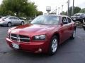 2009 Inferno Red Crystal Pearl Dodge Charger SXT  photo #1