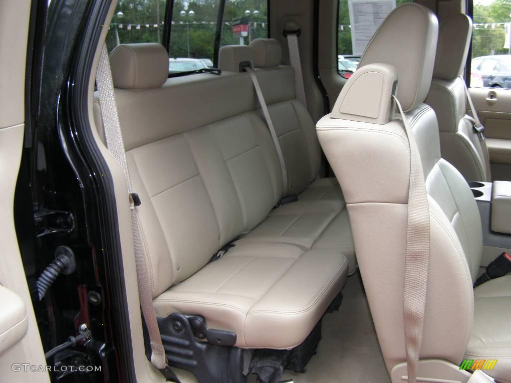 2005 F150 Lariat SuperCab 4x4 - Black / Tan photo #23