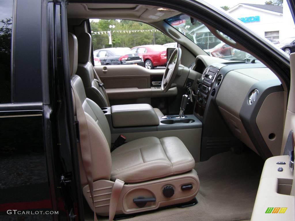 2005 F150 Lariat SuperCab 4x4 - Black / Tan photo #24