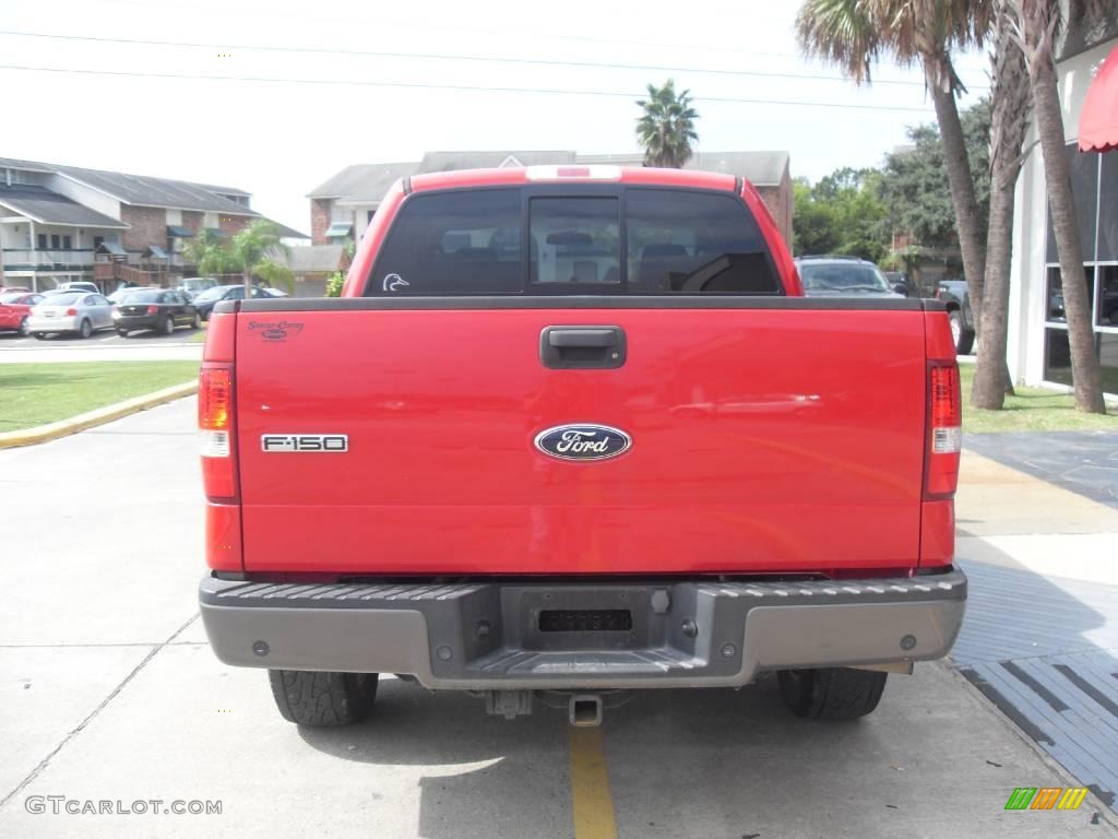 2006 F150 FX4 SuperCrew 4x4 - Bright Red / Medium/Dark Flint photo #2
