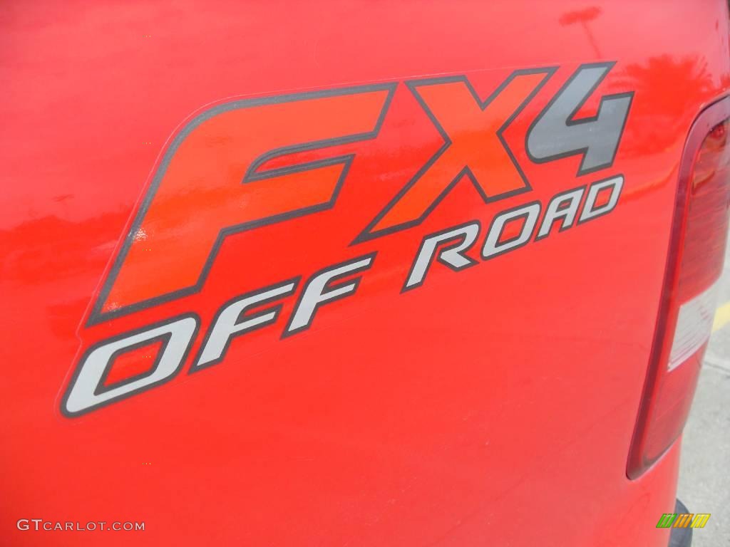 2006 F150 FX4 SuperCrew 4x4 - Bright Red / Medium/Dark Flint photo #7