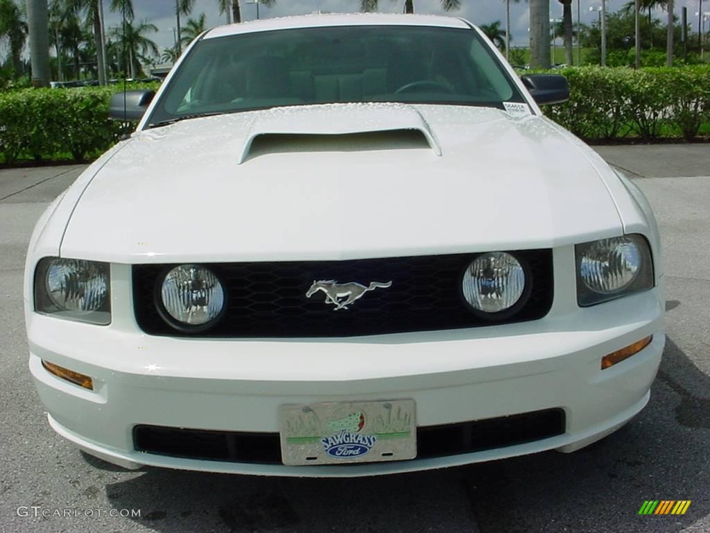 2007 Mustang GT Premium Coupe - Performance White / Light Graphite photo #8