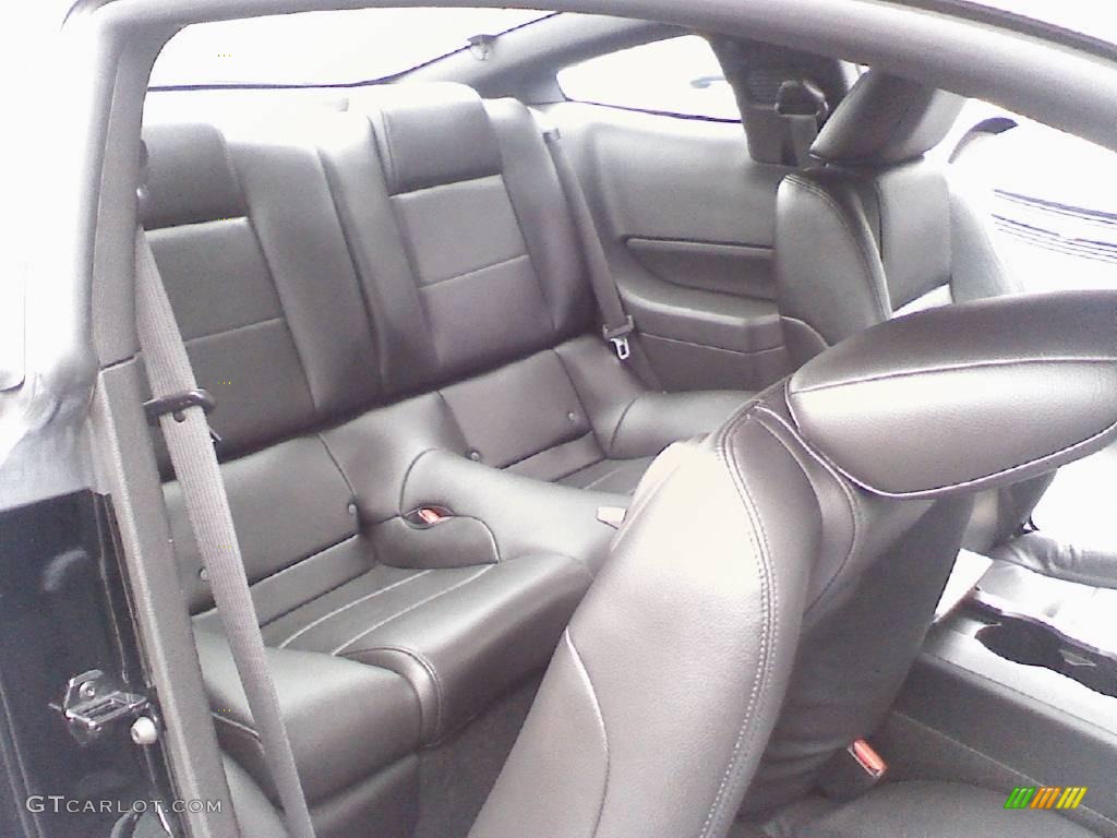 2007 Mustang V6 Premium Coupe - Black / Dark Charcoal photo #9