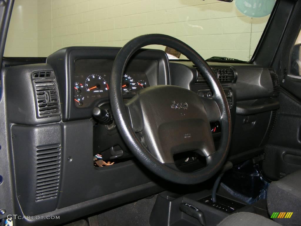 2006 Wrangler X 4x4 - Midnight Blue Pearl / Dark Slate Gray photo #9