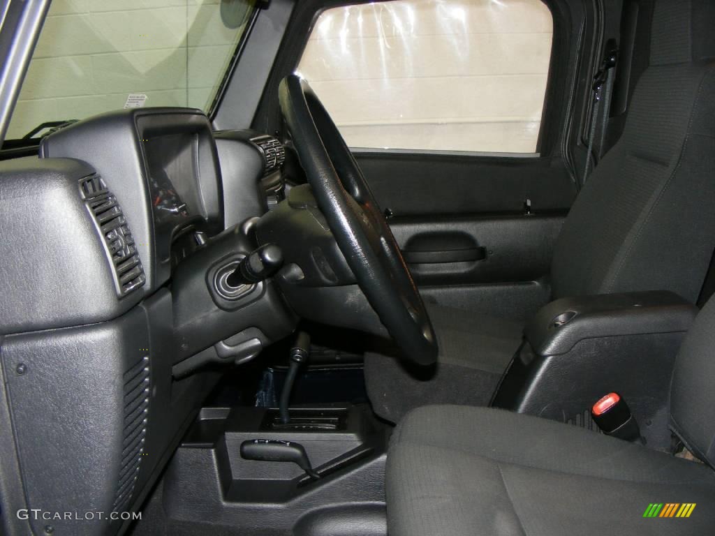 2006 Wrangler X 4x4 - Midnight Blue Pearl / Dark Slate Gray photo #10