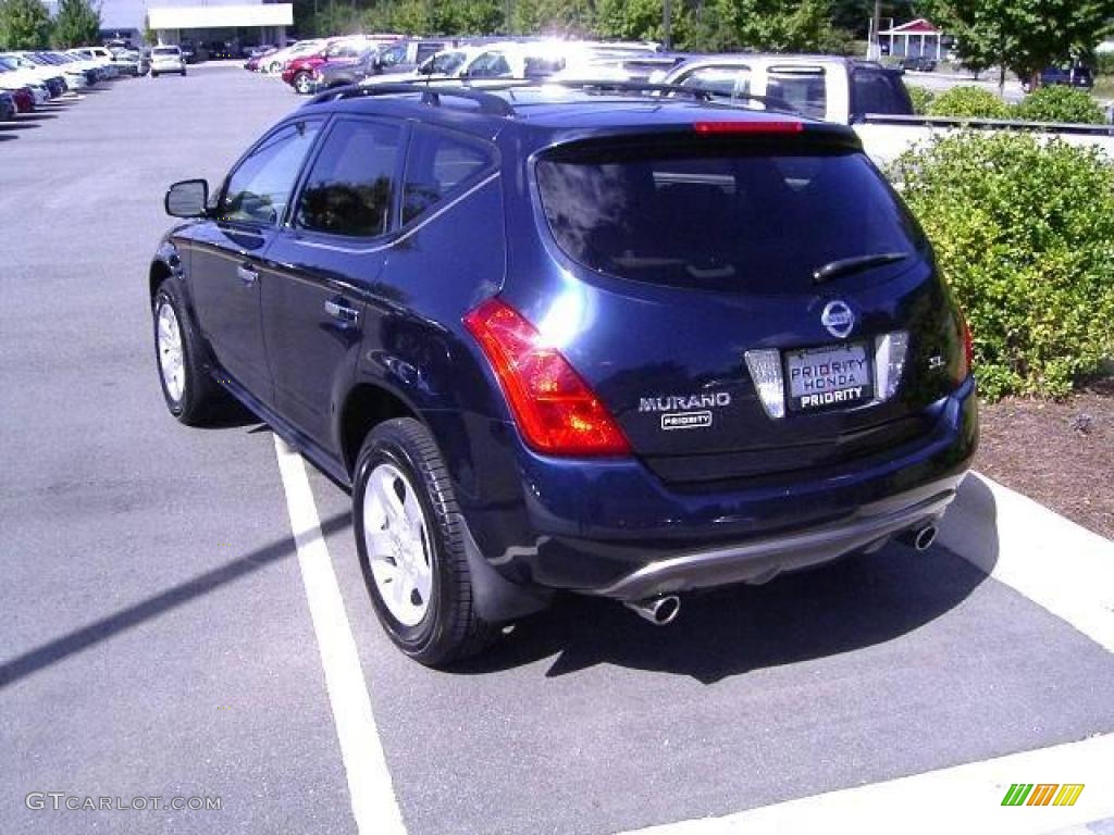 2005 Murano SL - Midnight Blue Pearl / Cafe Latte photo #2