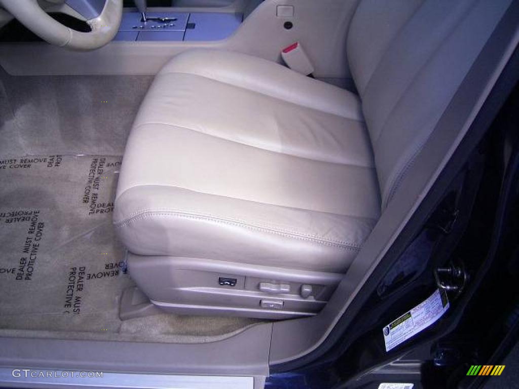 2005 Murano SL - Midnight Blue Pearl / Cafe Latte photo #8