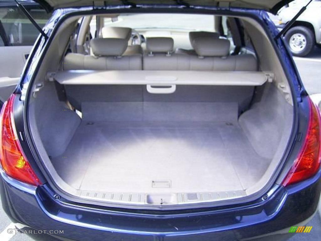 2005 Murano SL - Midnight Blue Pearl / Cafe Latte photo #11