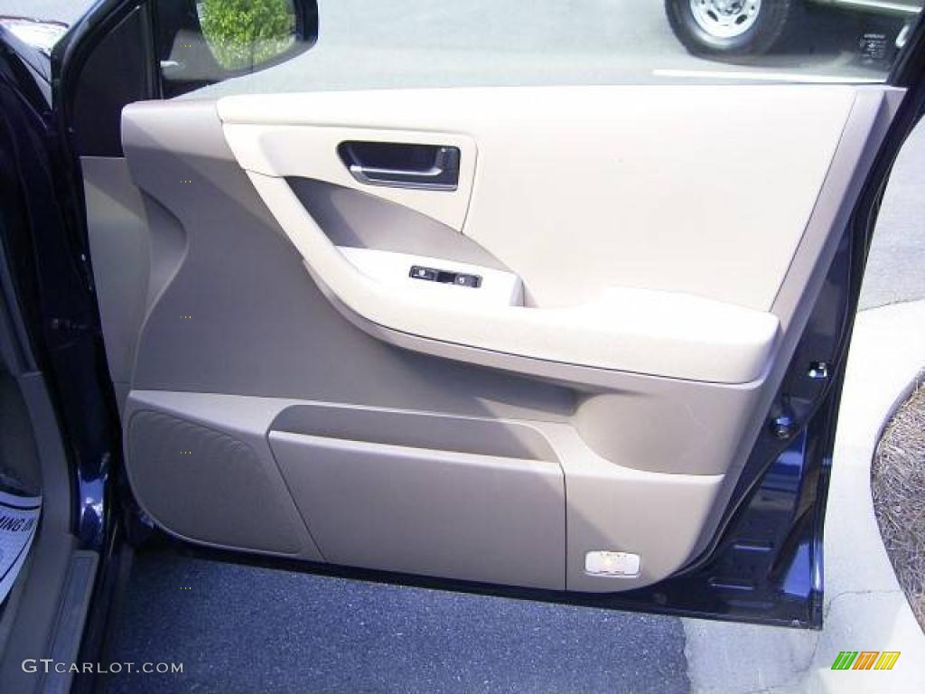 2005 Murano SL - Midnight Blue Pearl / Cafe Latte photo #13