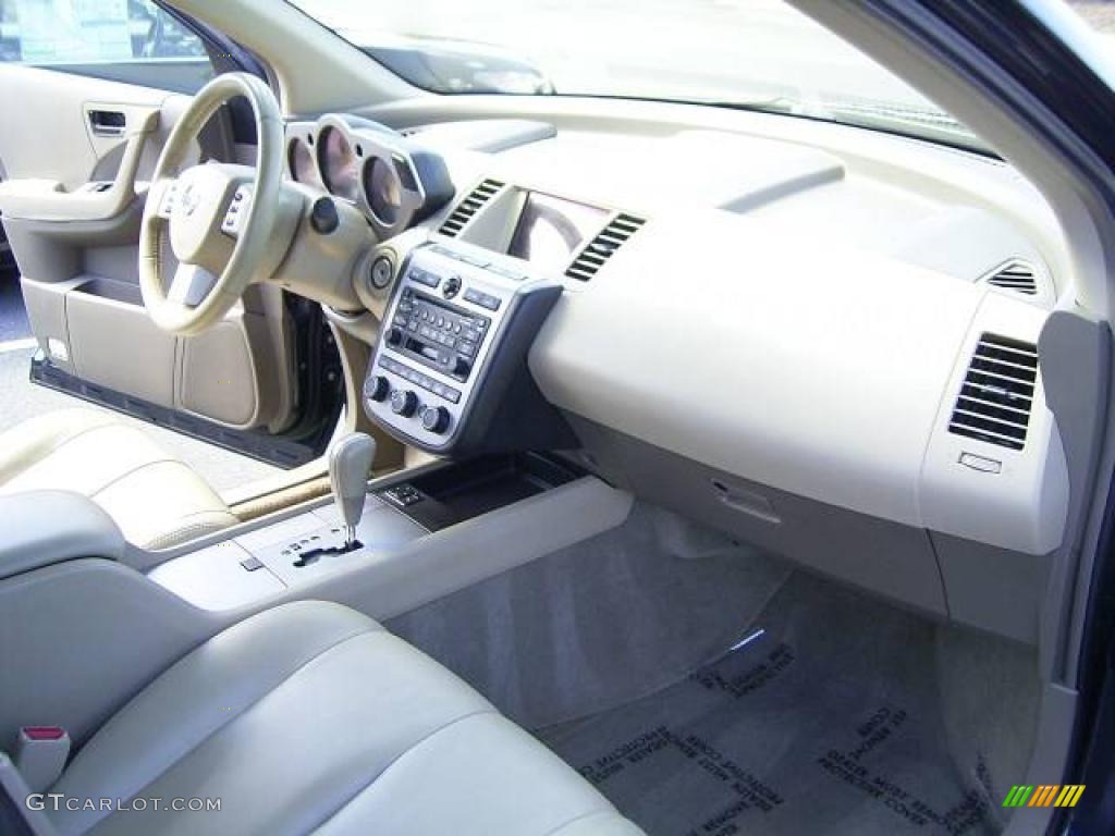 2005 Murano SL - Midnight Blue Pearl / Cafe Latte photo #15