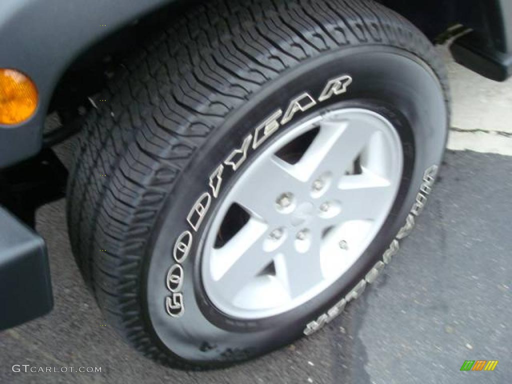 2008 Wrangler X 4x4 - Rescue Green Metallic / Dark Slate Gray/Medium Slate Gray photo #9