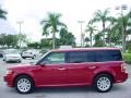 2009 Redfire Metallic Ford Flex SEL  photo #7