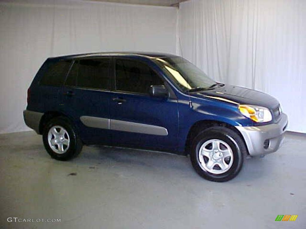 2005 RAV4 4WD - Spectra Blue Mica / Dark Charcoal photo #1