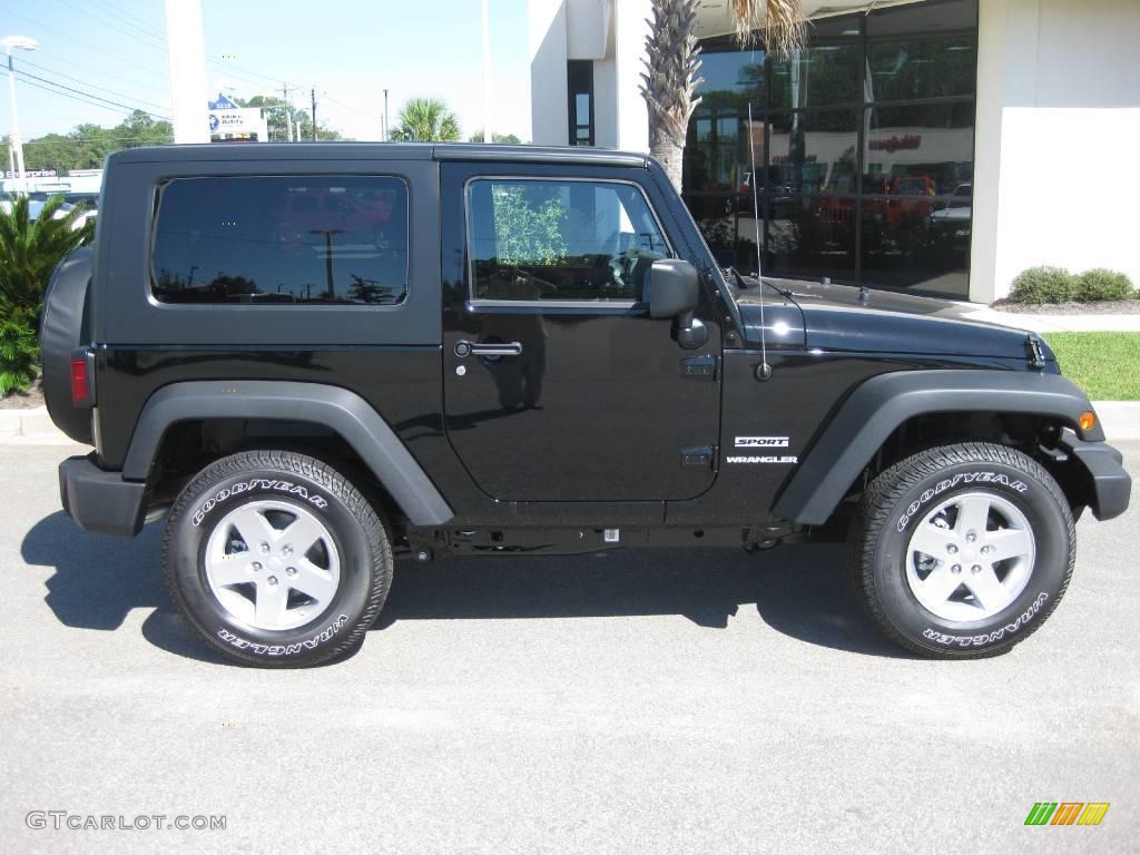 2010 Wrangler Sport 4x4 - Black / Dark Slate Gray/Medium Slate Gray photo #4