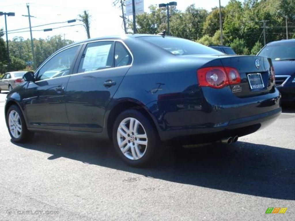 2007 Jetta 2.5 Sedan - Blue Graphite Metallic / Anthracite photo #3