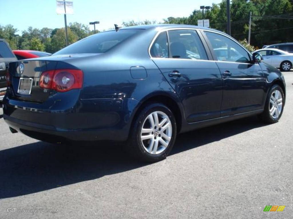 2007 Jetta 2.5 Sedan - Blue Graphite Metallic / Anthracite photo #4