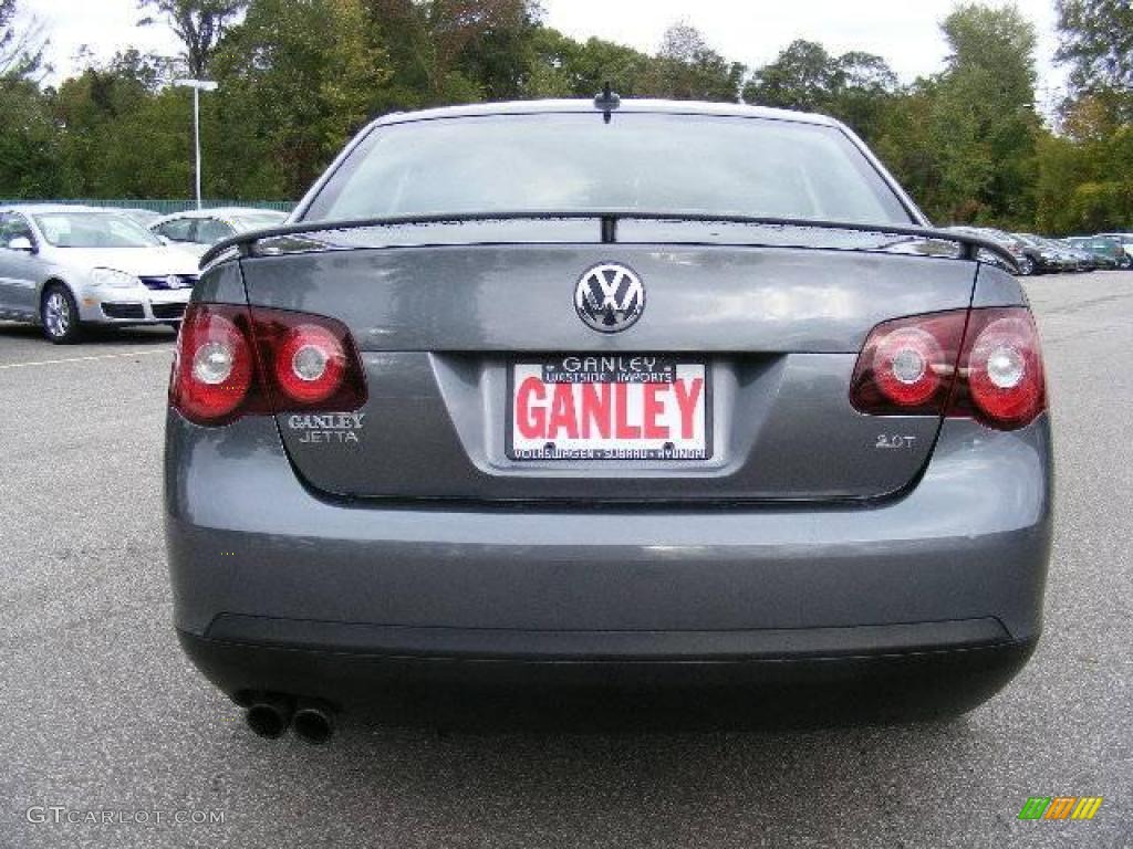 2008 Jetta Wolfsburg Edition Sedan - Platinum Grey Metallic / Anthracite Black photo #4