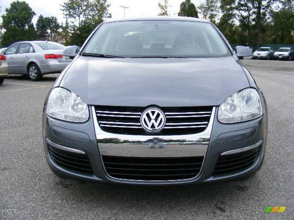 2008 Jetta Wolfsburg Edition Sedan - Platinum Grey Metallic / Anthracite Black photo #8