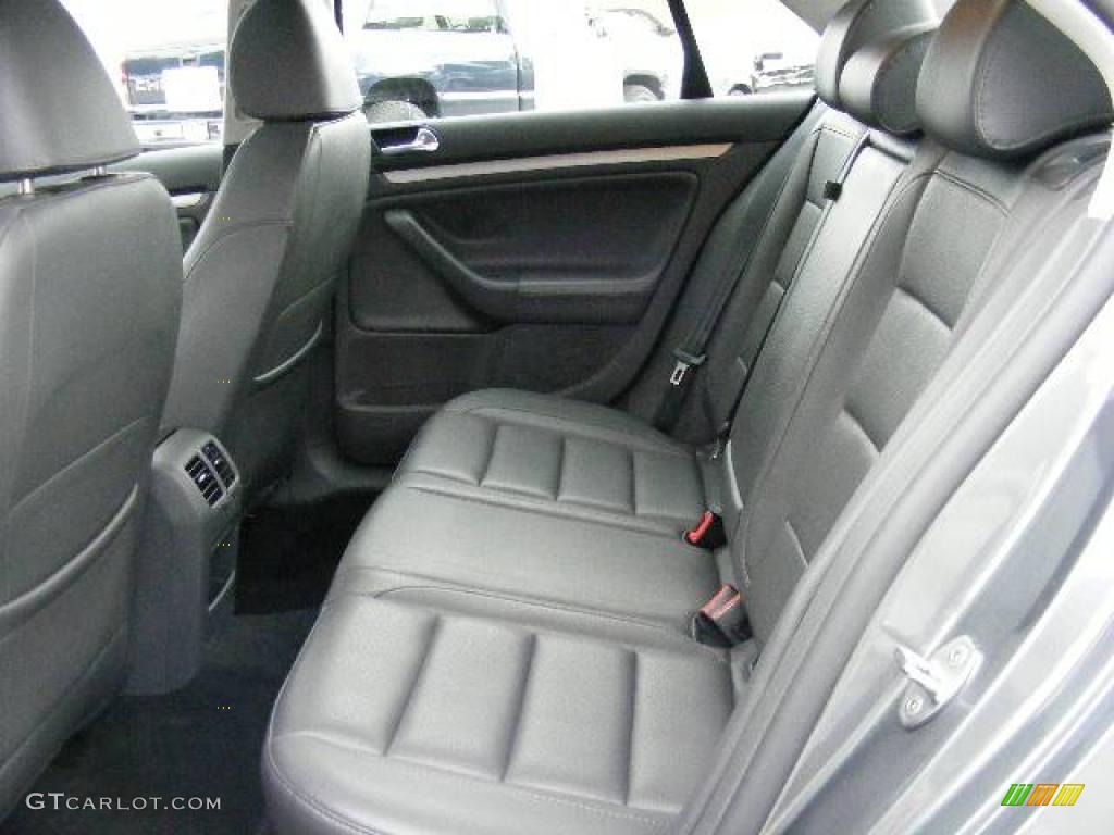 2008 Jetta Wolfsburg Edition Sedan - Platinum Grey Metallic / Anthracite Black photo #11