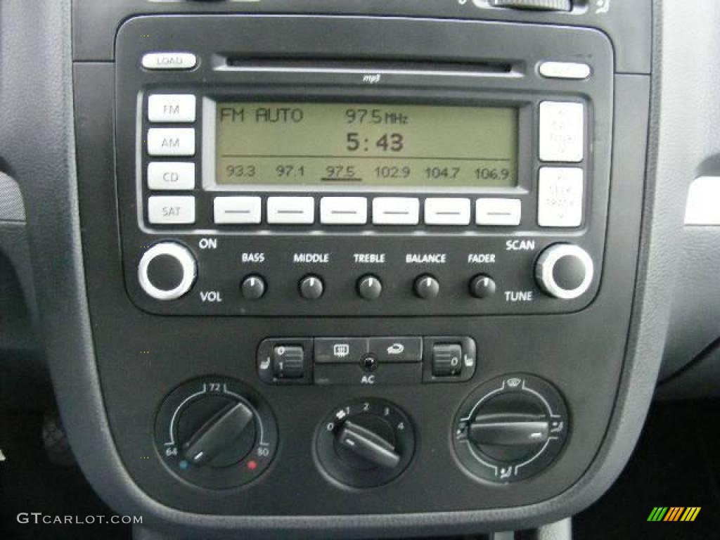 2008 Jetta Wolfsburg Edition Sedan - Platinum Grey Metallic / Anthracite Black photo #17