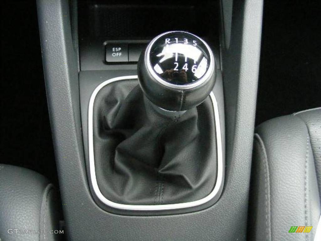 2008 Jetta Wolfsburg Edition Sedan - Platinum Grey Metallic / Anthracite Black photo #18