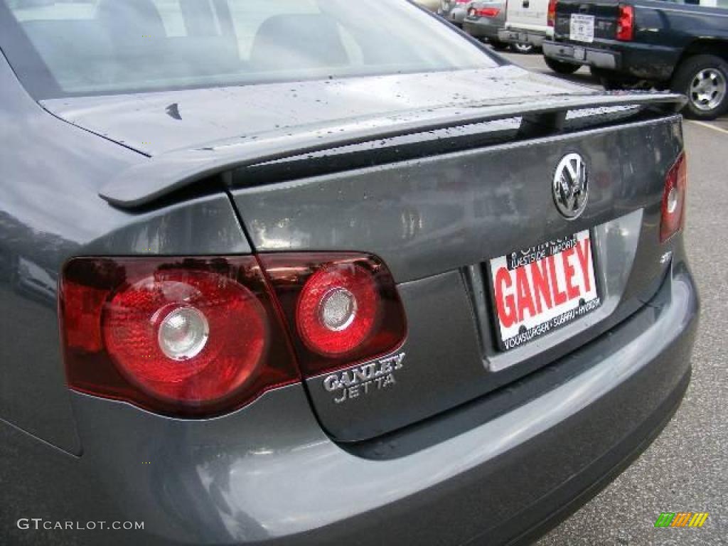 2008 Jetta Wolfsburg Edition Sedan - Platinum Grey Metallic / Anthracite Black photo #22