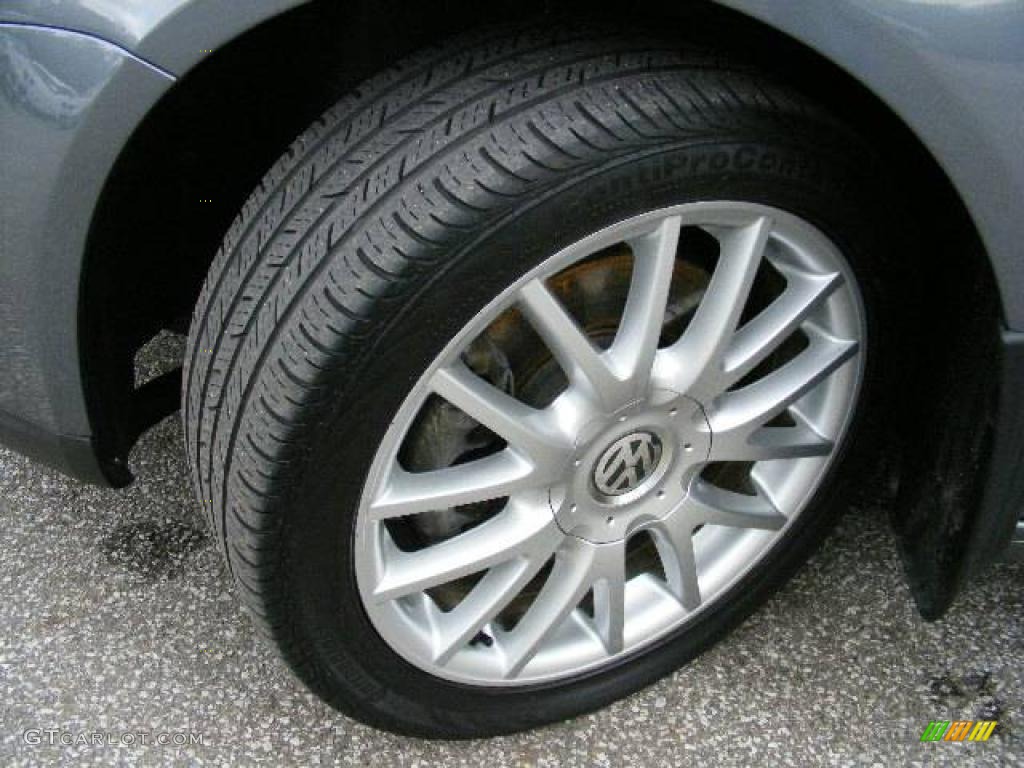 2008 Jetta Wolfsburg Edition Sedan - Platinum Grey Metallic / Anthracite Black photo #23