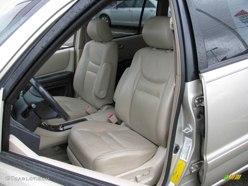2002 Highlander Limited 4WD - Vintage Gold Metallic / Ivory photo #15