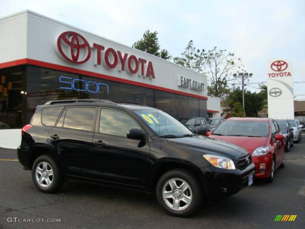 2007 RAV4 4WD - Black / Taupe photo #1