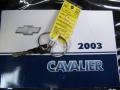 2003 Sandrift Metallic Chevrolet Cavalier Sedan  photo #52