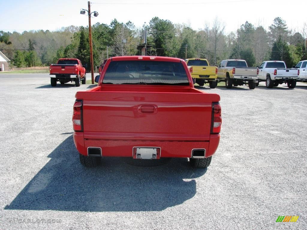 2005 Silverado 1500 LS Extended Cab - Victory Red / Dark Charcoal photo #7
