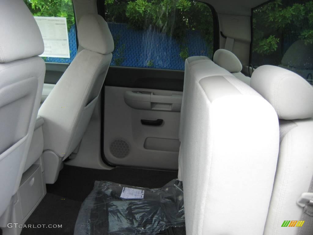 2009 Silverado 1500 LT Crew Cab - Blue Granite Metallic / Light Titanium photo #8