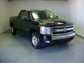 2007 Black Chevrolet Silverado 1500 LT Extended Cab  photo #3