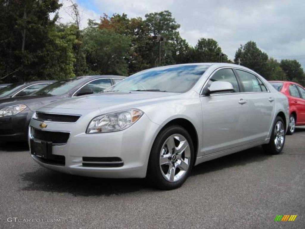 2010 Malibu LT Sedan - Silver Ice Metallic / Ebony photo #1