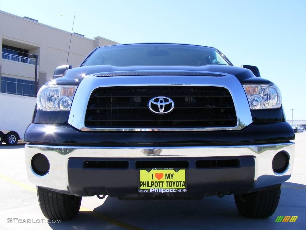 2008 Tundra Double Cab - Black / Graphite Gray photo #55