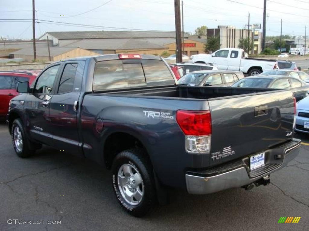 2010 Tundra TRD Double Cab 4x4 - Slate Gray Metallic / Graphite Gray photo #5