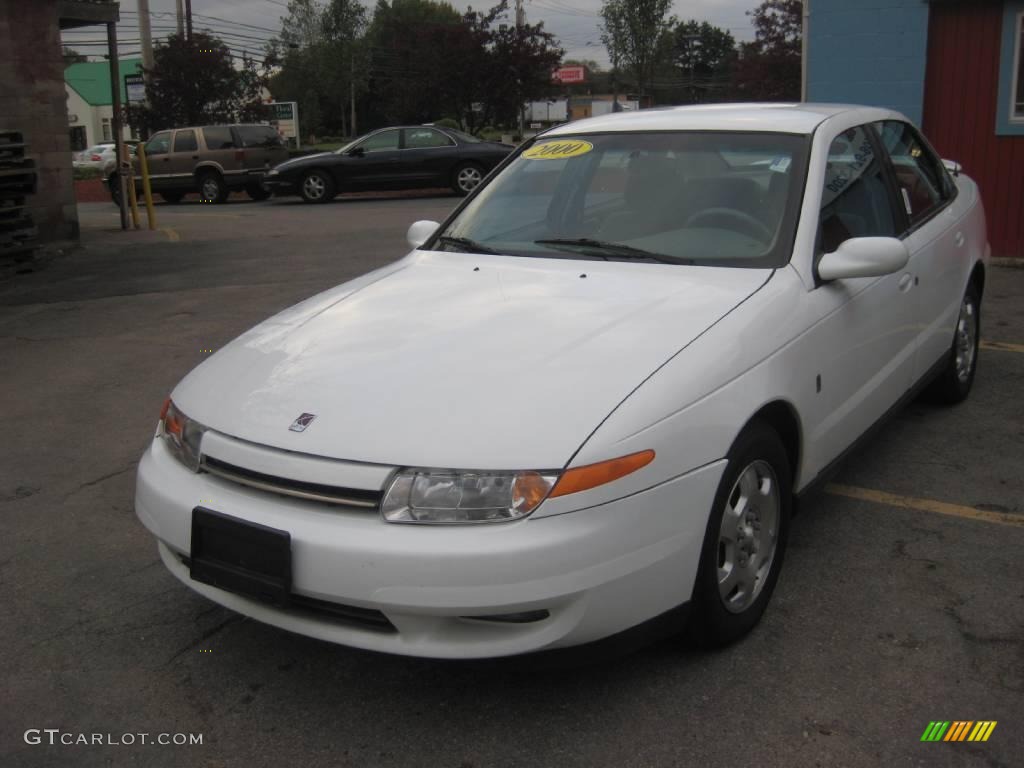 2000 L Series LS2 Sedan - Bright White / Gray photo #7