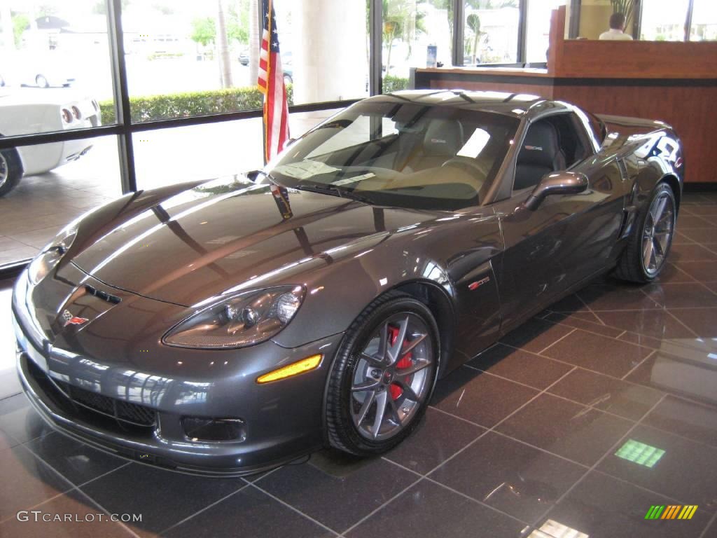 Cyber Gray Metallic Chevrolet Corvette