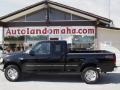 Black 1998 Ford F150 XLT SuperCab 4x4